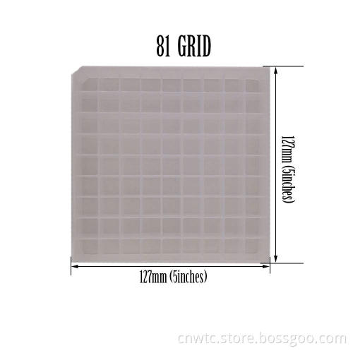 100 Piece Pack of 1.8ml Plastic Freezing Boxes with Attached Covers
